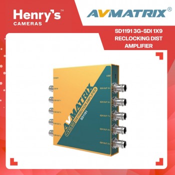 AVMatrix SD1191 3G-SDI 1X9 Reclocking Dist Amplifier