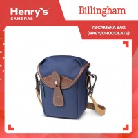 Billingham 72 Camera Bag (Navy/Chocolate)