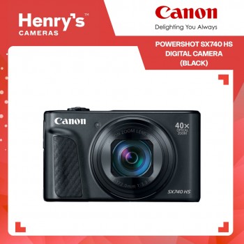 Canon PowerShot SX740 HS Digital Camera (Black)