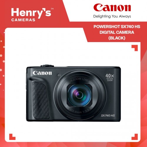 Canon PowerShot SX740 HS Digital Camera (Black)