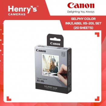 CANON SELPHY COLOR INK & LABEL XS-20L (20 Sheets)