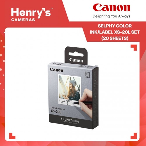 CANON SELPHY COLOR INK & LABEL XS-20L (20 Sheets)