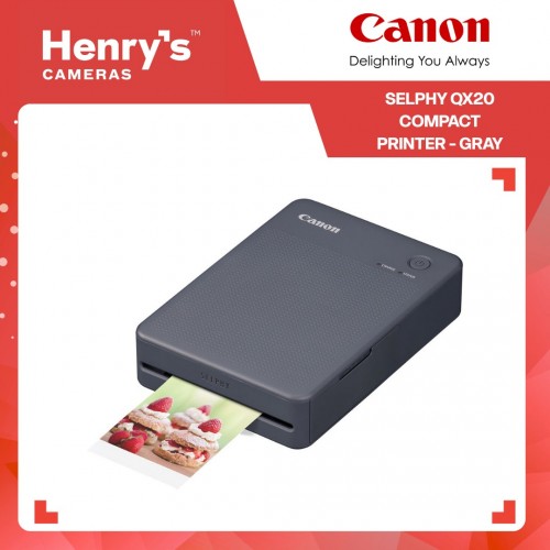 Canon Selphy QX20 Compact Printer - Gray