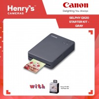 Canon Selphy QX20 Starter Kit - Gray