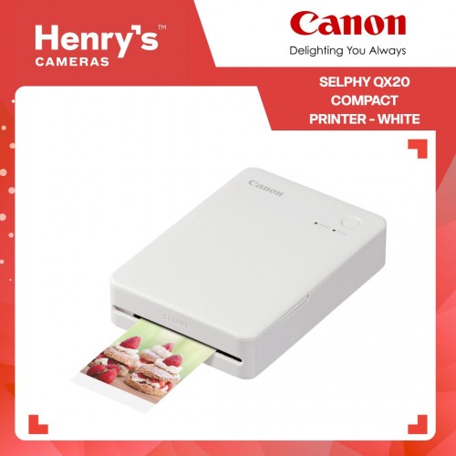 Canon Selphy QX20 Compact Printer - White