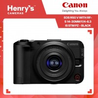 Canon EOS R50 V with RF-S 14-30mm f/4-6.3 IS STM PZ - Black