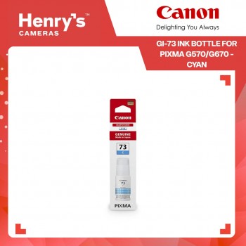 Canon GI-73 Ink Bottle for Pixma G570/G670 - Cyan