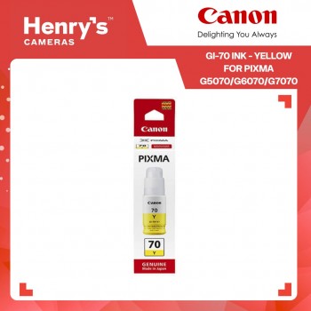 Canon GI-70 Ink Yellow for Pixma G5070/G6070/G7070