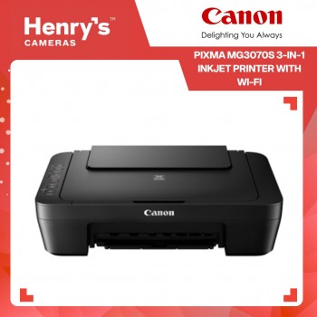 Canon PIXMA MG3070S 3-in-1 Inkjet Printer with Wi-Fi