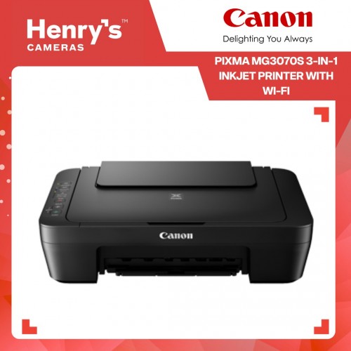 Canon PIXMA MG3070S 3-in-1 Inkjet Printer with Wi-Fi