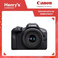 Canon EOS R100 with 18-45mm STM Kit