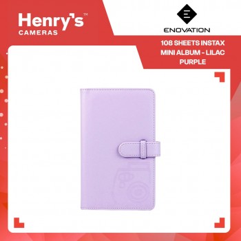 Enovation 108 Sheets Instax Mini Album - Lilac Purple