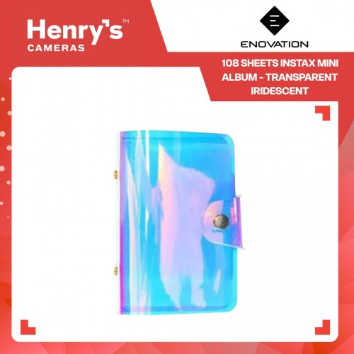 Enovation 108 Sheets Instax Mini Album - Transparent Iridescent