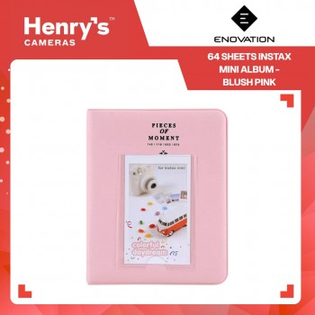 Enovation 64 Sheets Instax Mini Album - Blush Pink