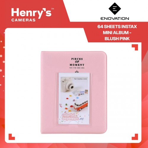 Enovation 64 Sheets Instax Mini Album - Blush Pink