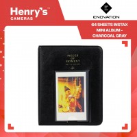 Enovation 64 Sheets Instax Mini Album - Charcoal Gray