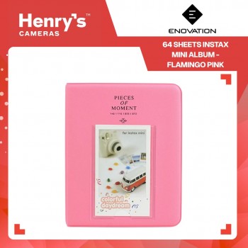 Enovation 64 Sheets Instax Mini Album - Flamingo Pink