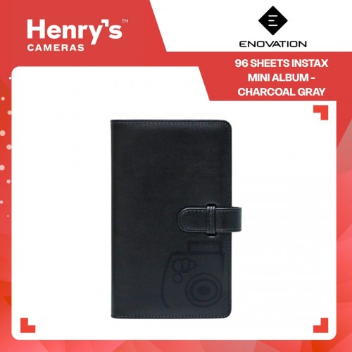 Enovation 96 Sheets Instax Mini Album - Charcoal Gray