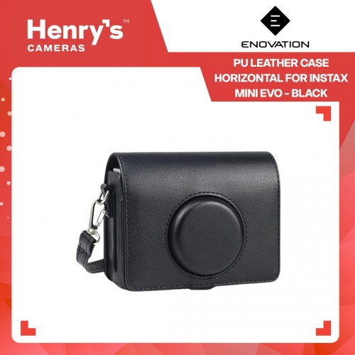 Enovation PU Leather Case Horizontal for Instax Mini Evo - Black