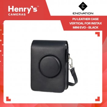 Enovation PU Leather Case Vertical for Instax Mini Evo - Black