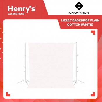 Enovation 1.8x2.7 Backdrop Plain Cotton (White)