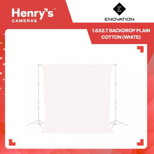 Enovation 1.8x2.7 Backdrop Plain Cotton (White)