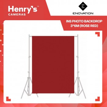 Enovation Ins Photo Backdrop 3*6M (Rose Red)