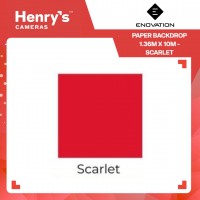 Enovation Paper Backdrop 1.36m x 10m - Scarlet