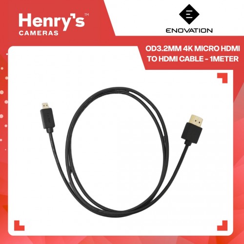 Enovation OD3.2mm 4K Micro HDMI to HDMI Cable - 1meter