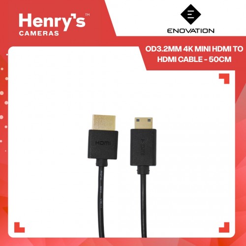 Enovation OD3.2mm 4K Mini HDMI to HDMI Cable - 50cm Enovation OD3.2mm 4K Mini HDMI to HDMI Cable - 50cm