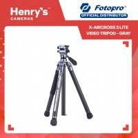 Fotopro X-Aircross 3 Lite Video Tripod - Gray