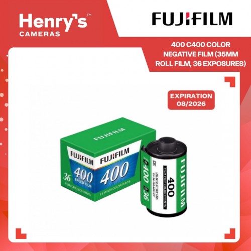 Fujifilm 400 C400 Color Negative Film (35mm Roll Film, 36 Exposures)