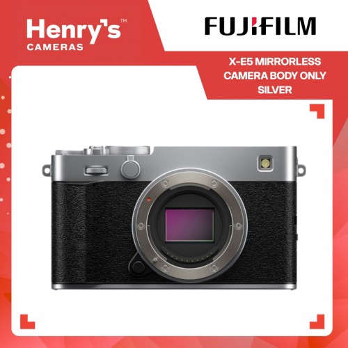 Fujifilm X-E5 Mirrorless Camera Body Only - Silver