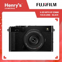 Fujifilm X-E5 with XF 23mm f/2.8 Lens - Black