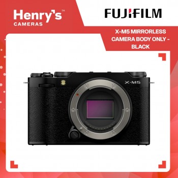 Fujifilm X-M5 Mirrorless Camera Body Only - Black