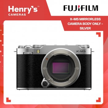 Fujifilm X-M5 Mirrorless Camera Body Only - Silver