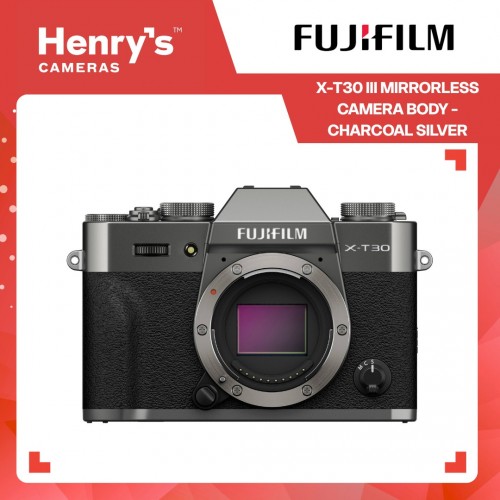 Fujifilm X-T30 III Mirrorless Camera Body - Charcoal Silver