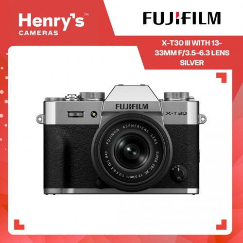 Fujifilm X-T30 III Mirrorless Camera with 13-33mm f/3.5-6.3 Lens - Silver