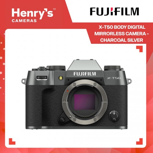Fujifilm X-T50 Body Digital Mirrorless Camera - Charcoal Silver