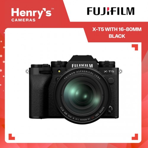 Fujifilm X-T5 with 16-80mm Mirrorless Digital Camera - Black