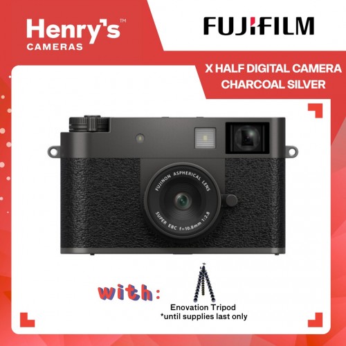 Fujifilm X Half Compact Digital Camera - Charcoal Silver