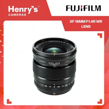 Fujifilm XF 16mm F1.4R WR Lens