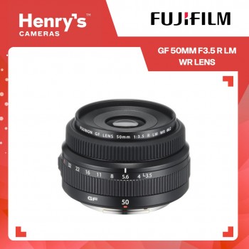 Fujifilm GF 50mm F3.5 R LM WR Lens