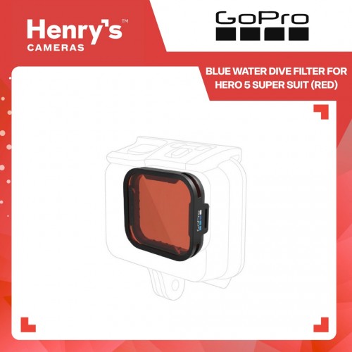 GoPro Blue Water Dive Filter for Hero 5 Super Suit (Red)