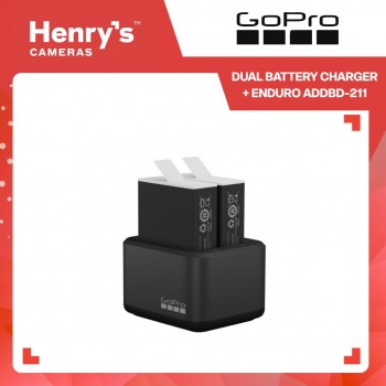 GoPro Dual Battery Charger + Enduro ADDBD-211