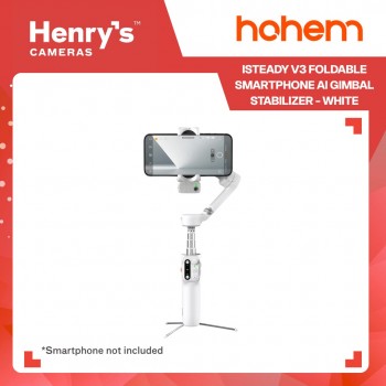 Hohem iSteady V3 Foldable Smartphone AI Gimbal Stabilizer - White