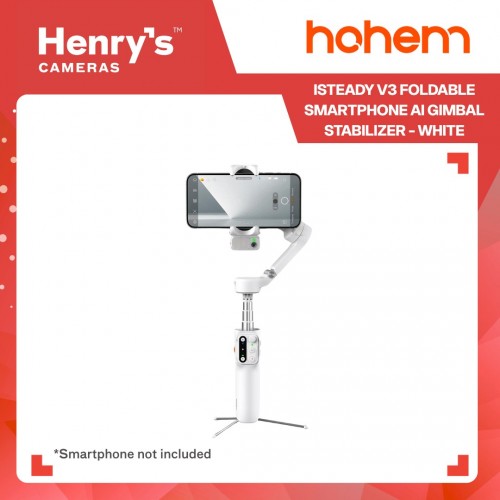 Hohem iSteady V3 Foldable Smartphone AI Gimbal Stabilizer - White