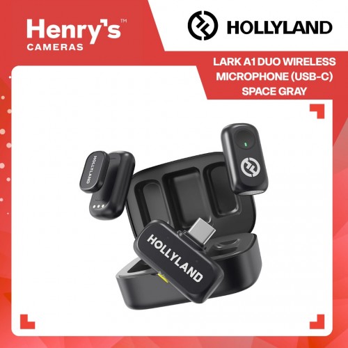 Hollyland Lark A1 Duo Wireless Microphone (USB-C) Space Gray Hollyland Lark A1 Duo Wireless Microphone (USB-C) Space Gray