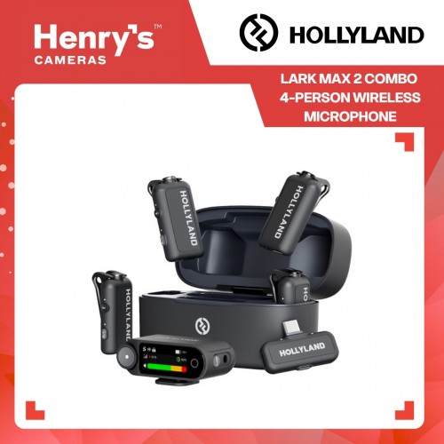 Hollyland Lark Max 2 Combo 4-Person Wireless Microphone Hollyland Lark Max 2 Combo 4-Person Wireless Microphone
