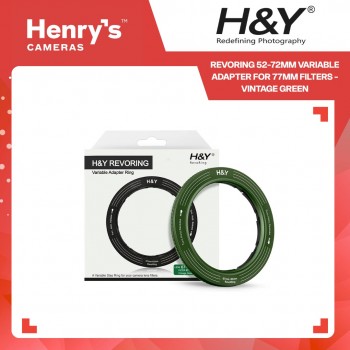 H&Y Revoring 52-72mm Variable Adapter for 77mm Filters - Vintage Green
